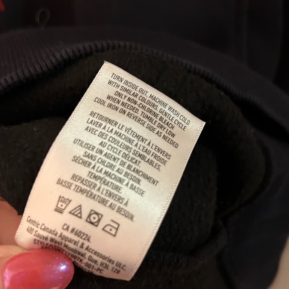 Spyder Black Hoodie with Red Logo Junior XL - Picture 6 of 9